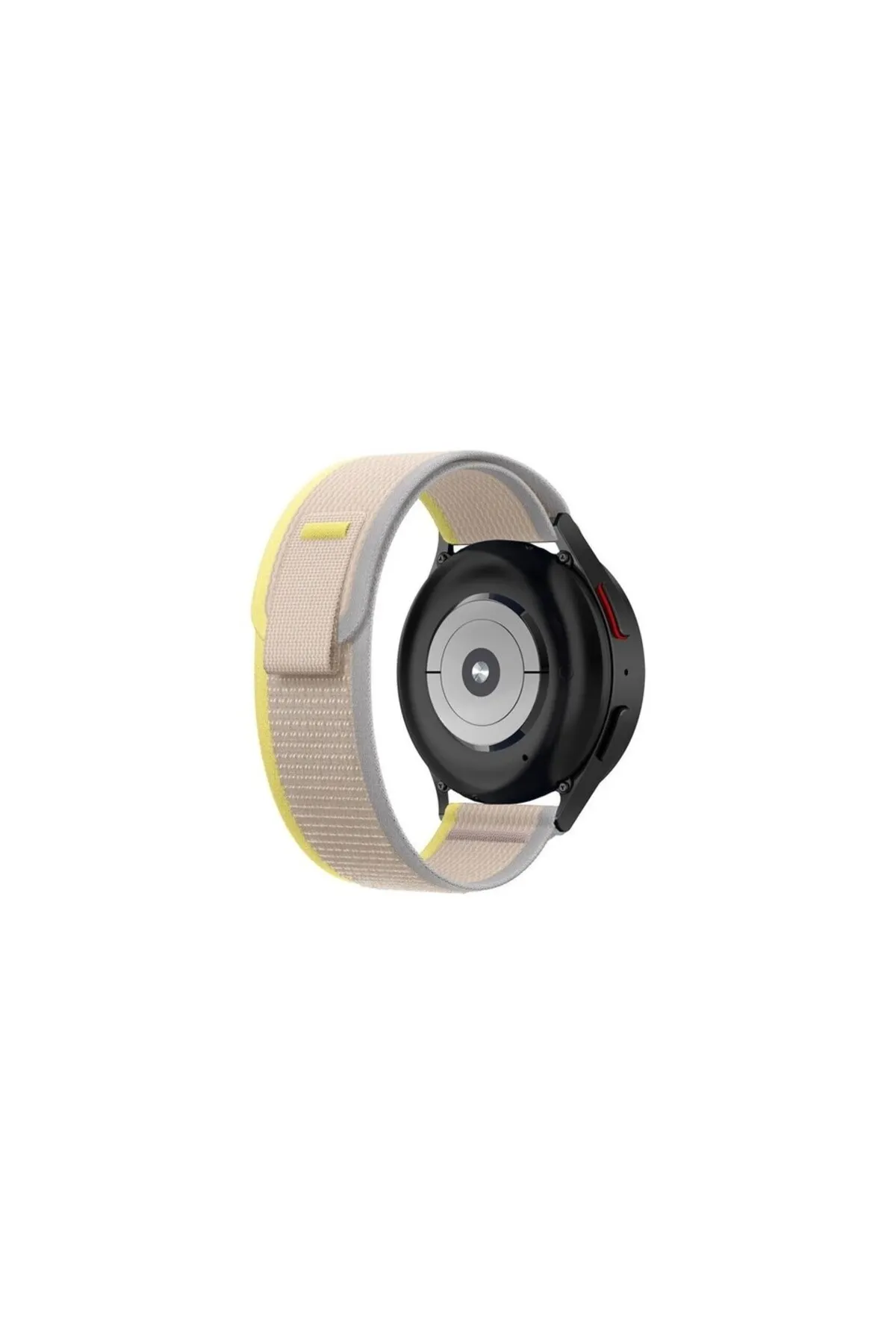 MarkaCase Huawei Watch Gt Serisi 46MM Trail Kordon 22MM - Krem/Sarı görsel 2