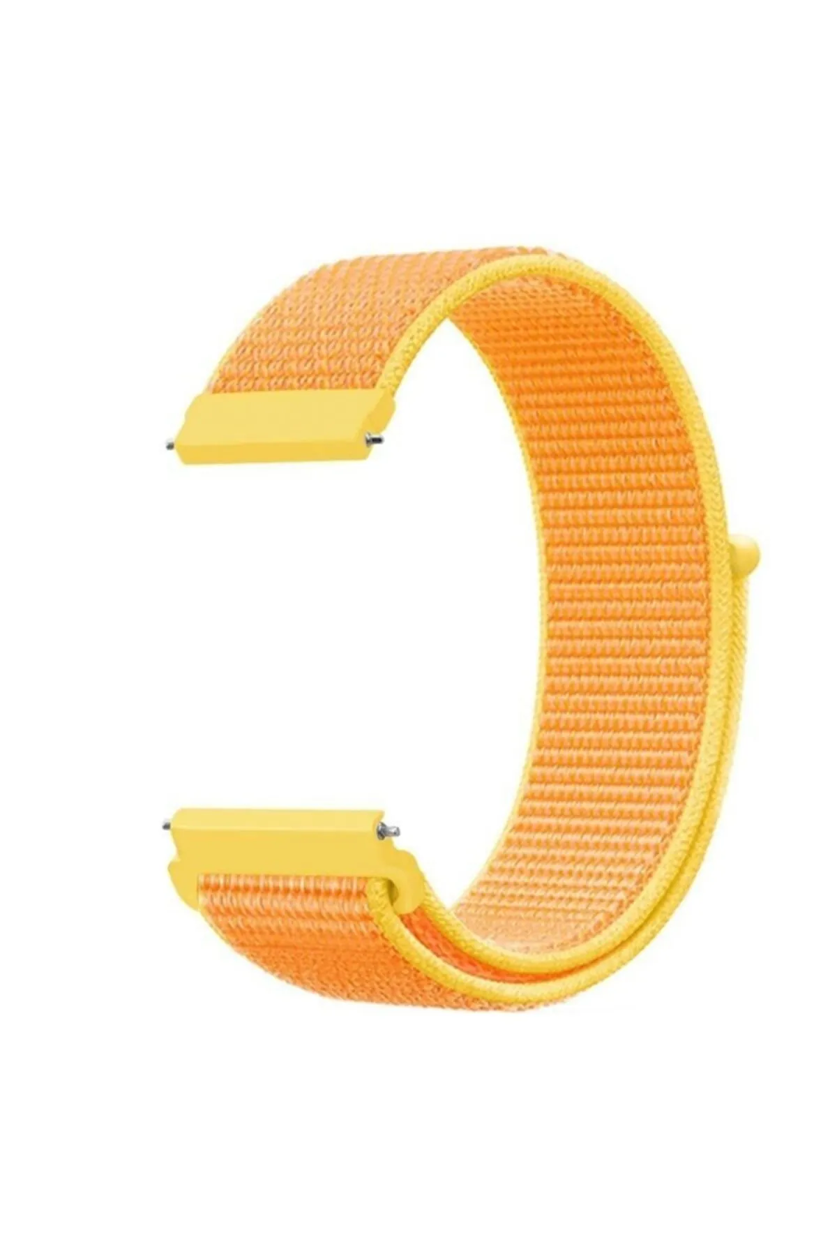 MarkaCase Amazfit Gtr 47 Mm Lite Için Dokuma Kordon Canary Yellow