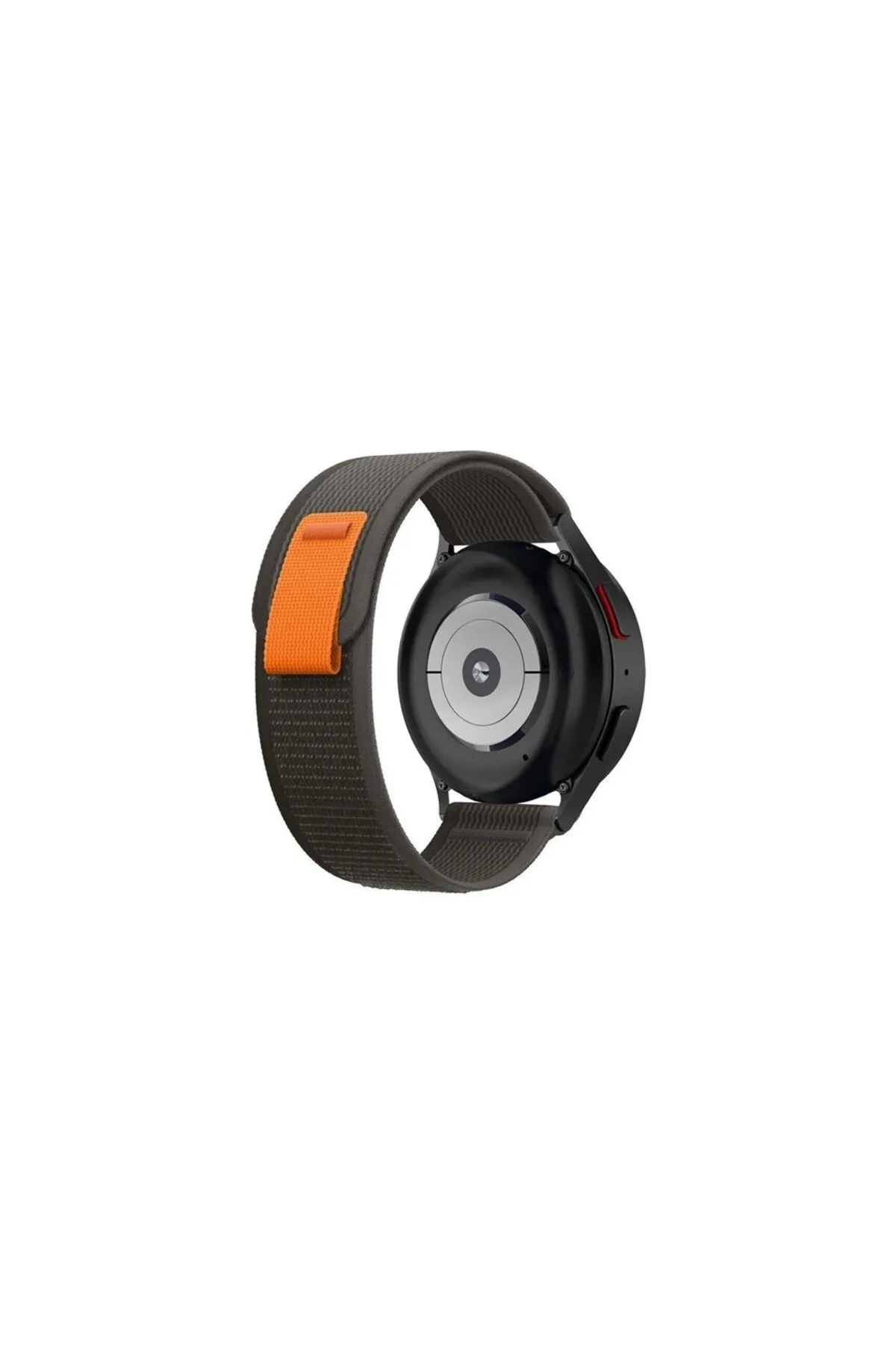 MarkaCase Amazfit Pace İçin Trail Kordon 22MM - Siyah/Gri görsel 2
