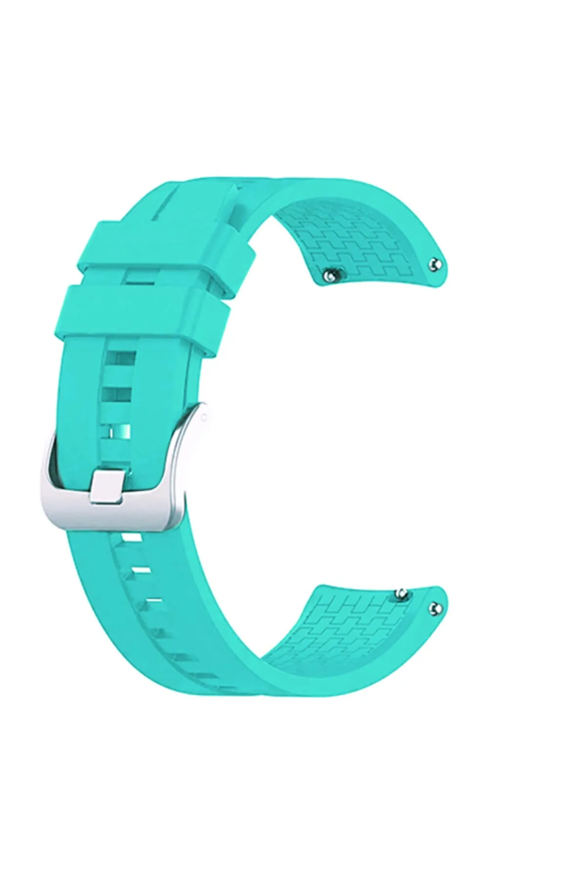MarkaCase Fossil Watch Gen 6 Için Silikon Kordon Kayış Turkuaz