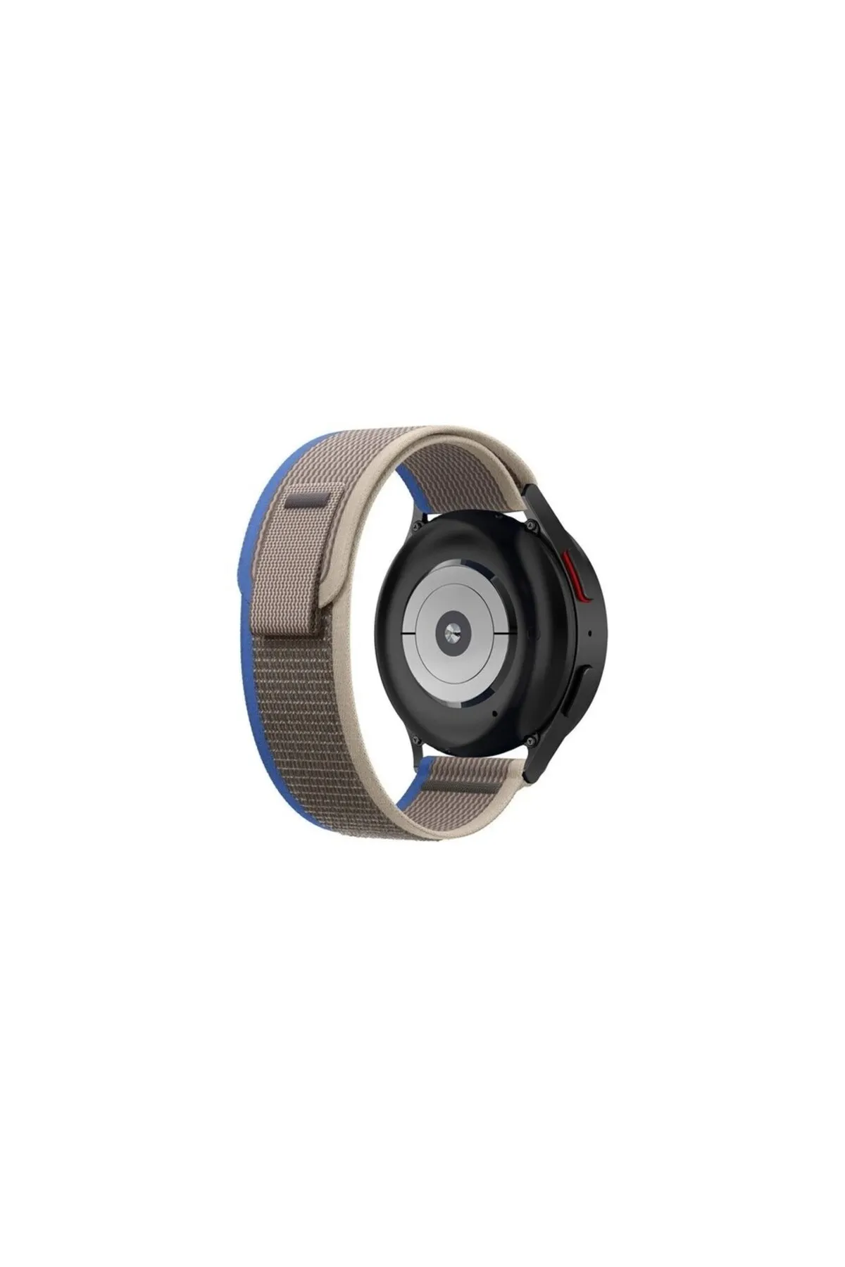 MarkaCase Huawei Watch Gt Fortuna Active 46 mm İçin Trail Kordon 22MM- Gri/Mavi görsel 2