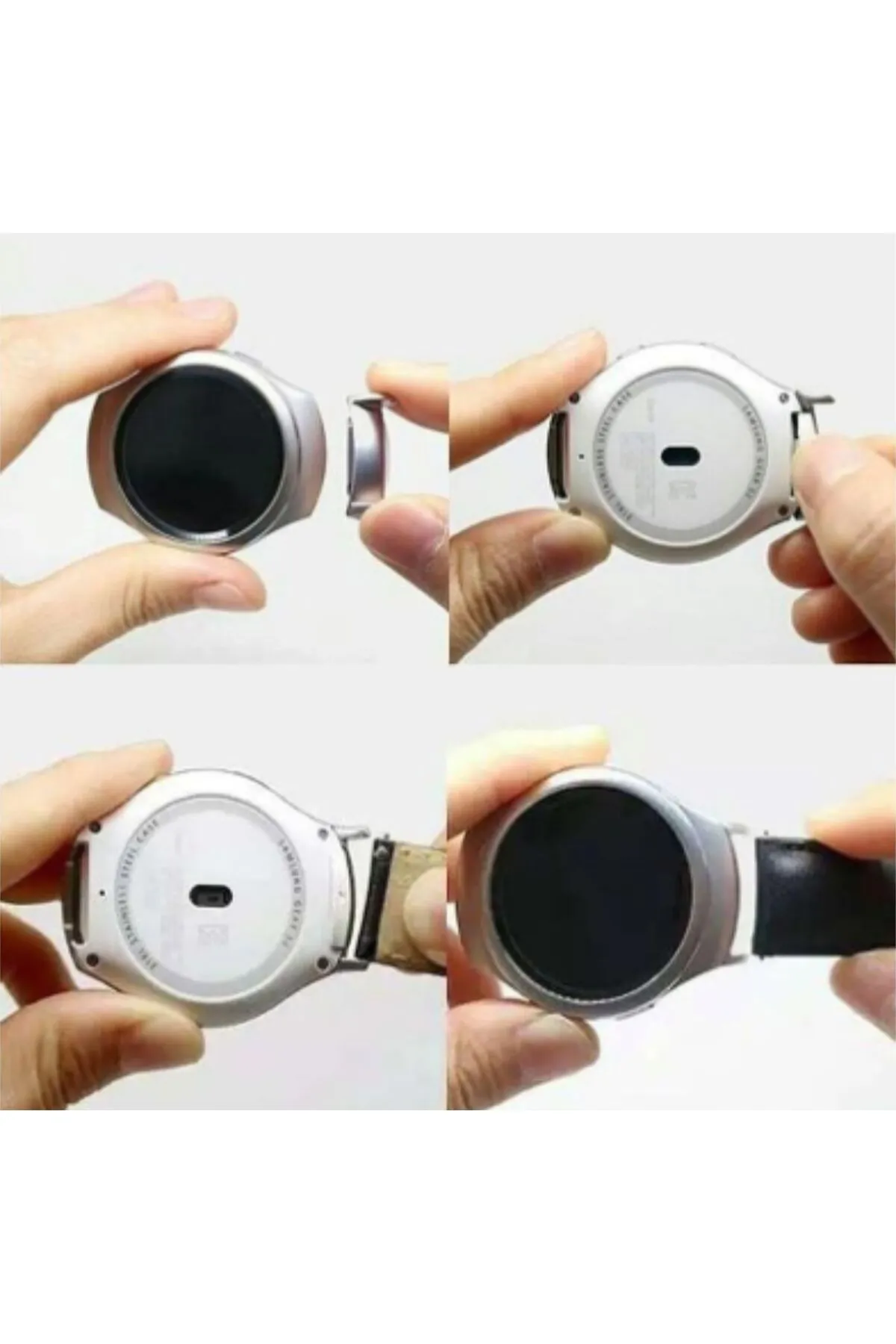 MarkaCase Samsung Gear S2 için Uyumlu Paslanmaz Çelik Metal Toka görsel 5