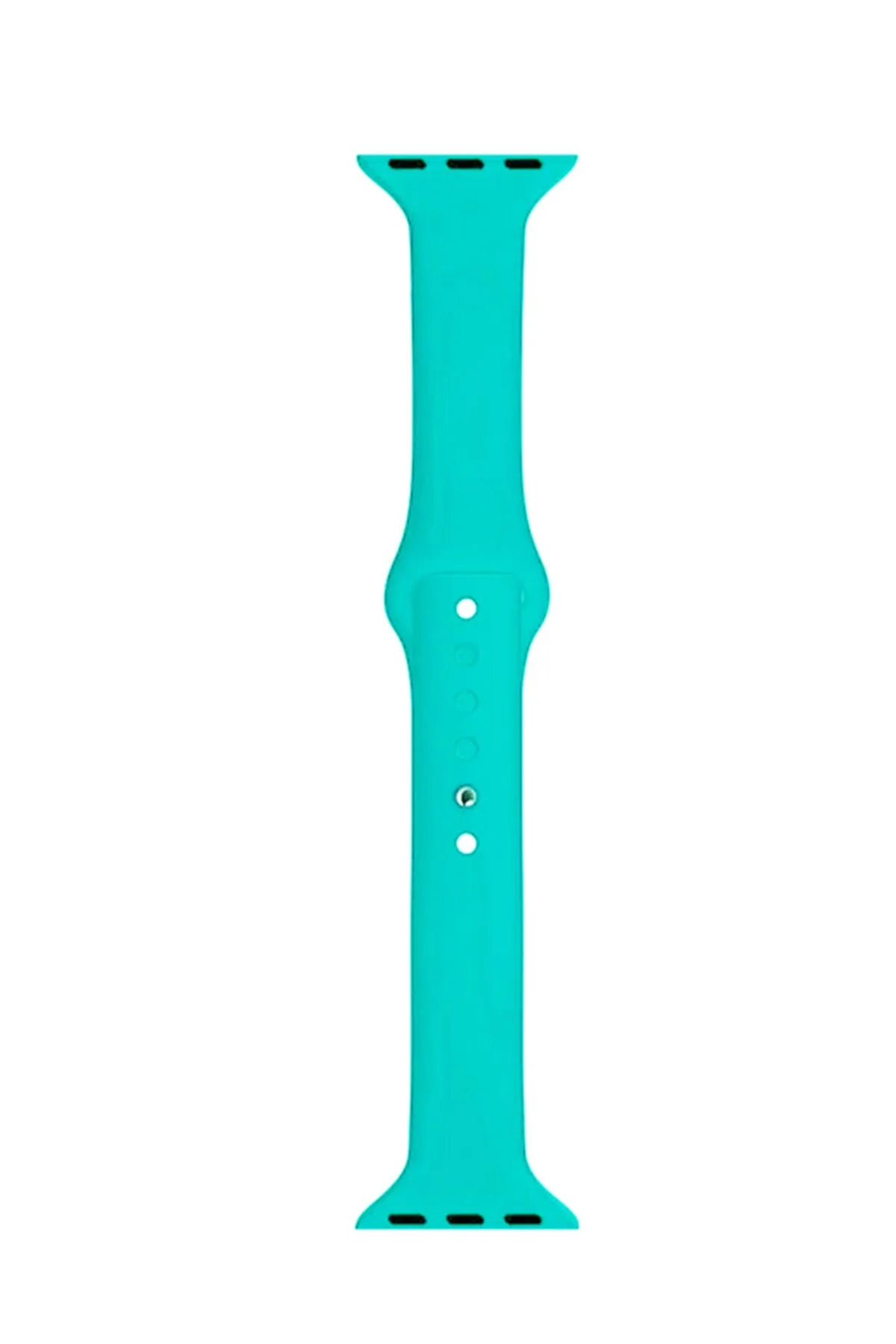 MarkaCase Apple Watch Seri 4 5 6 Için 40 Mm Slim Silikon Kordon Rock Blue