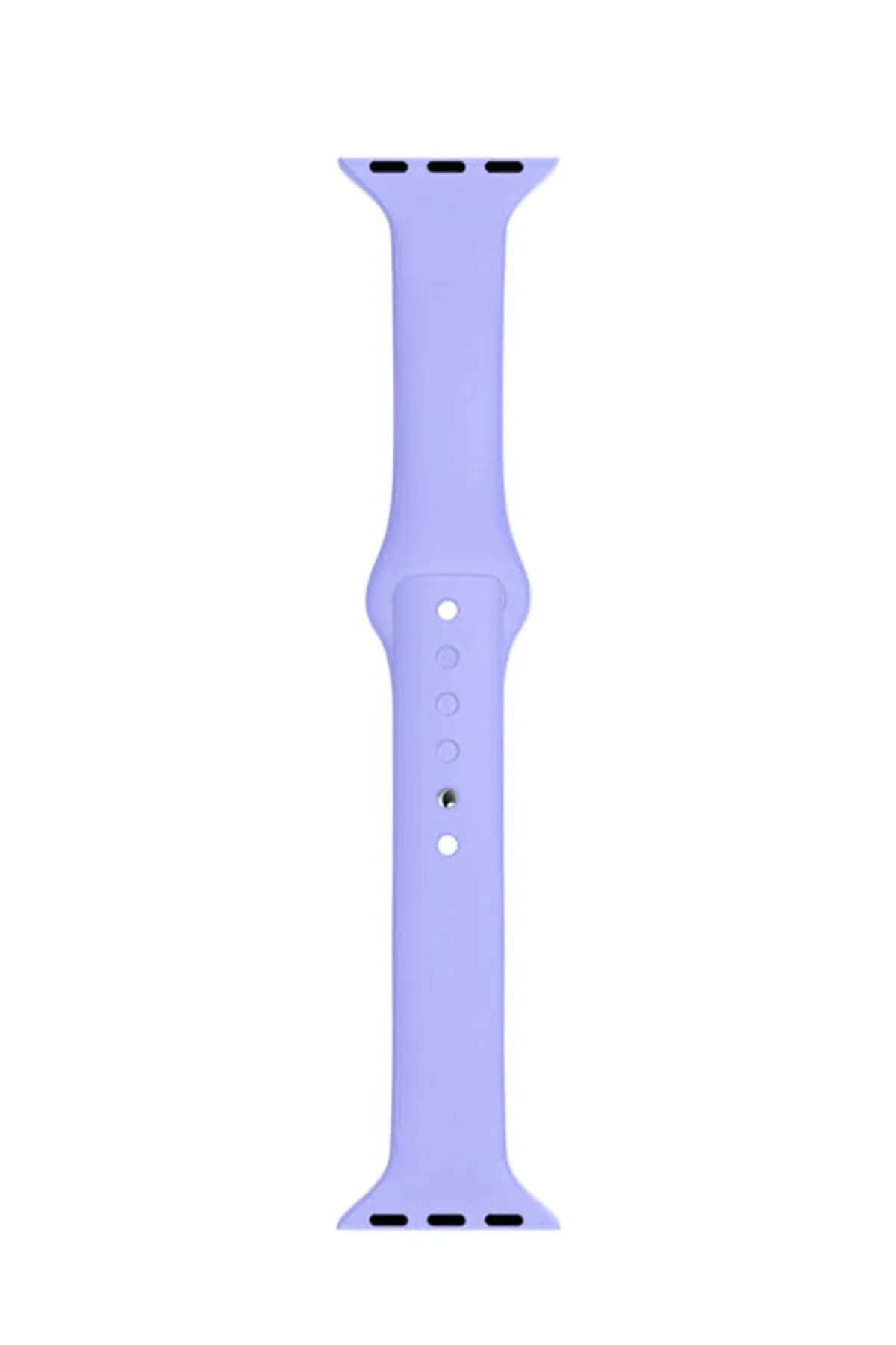 MarkaCase Apple Watch Seri 4 5 6 Için 44 Mm Slim Silikon Kordon Lila