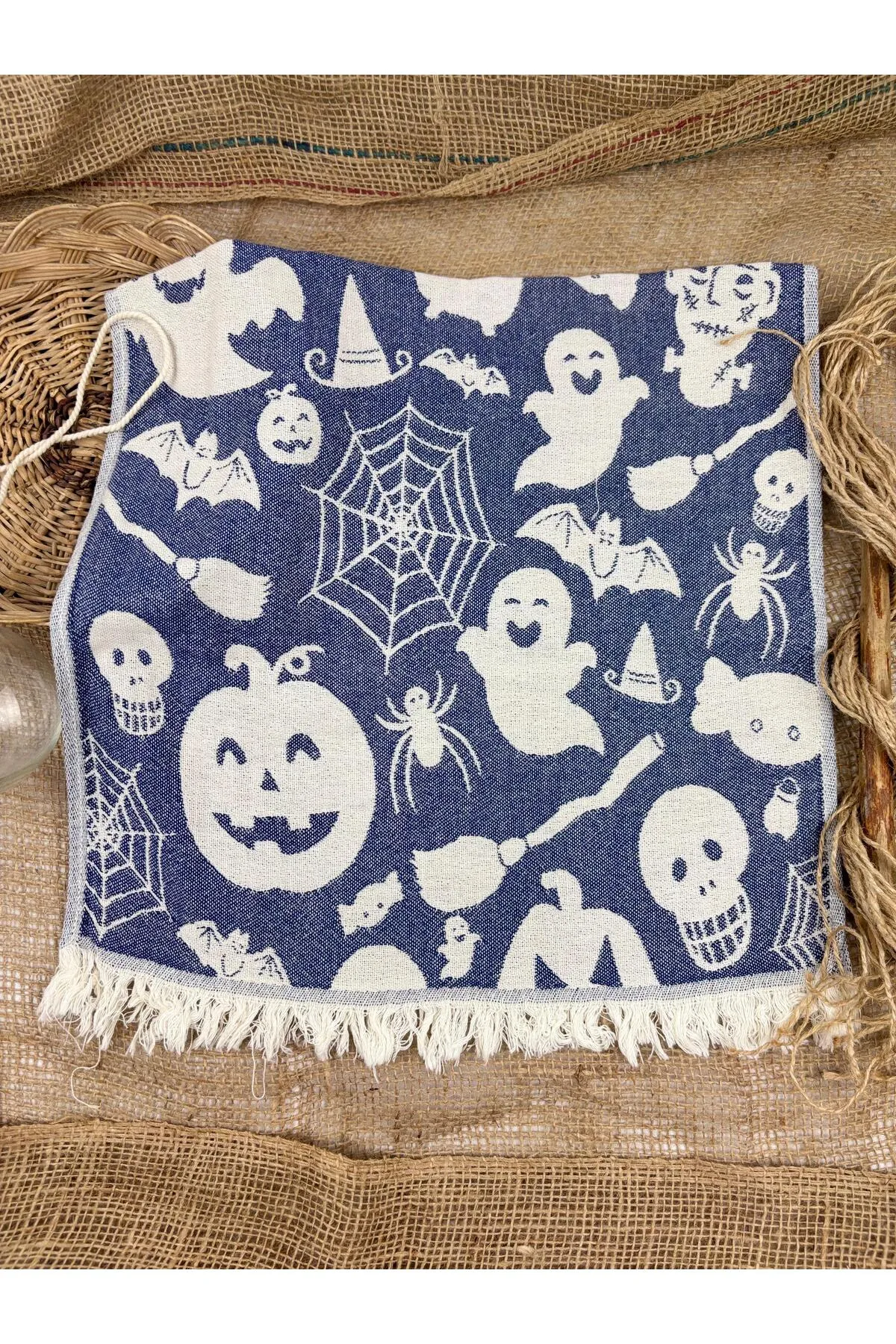 Buldan Concept Tea towel halloween peşkir - Mavi 45*80