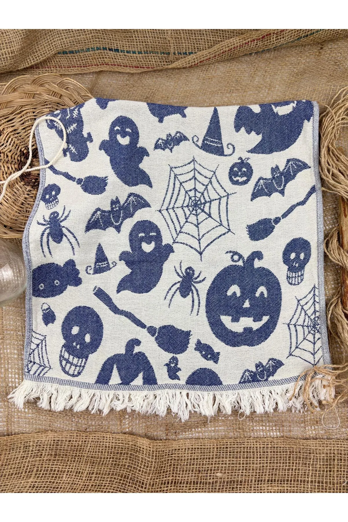 Buldan Concept Tea towel halloween peşkir - Mavi 45*80 görsel 2