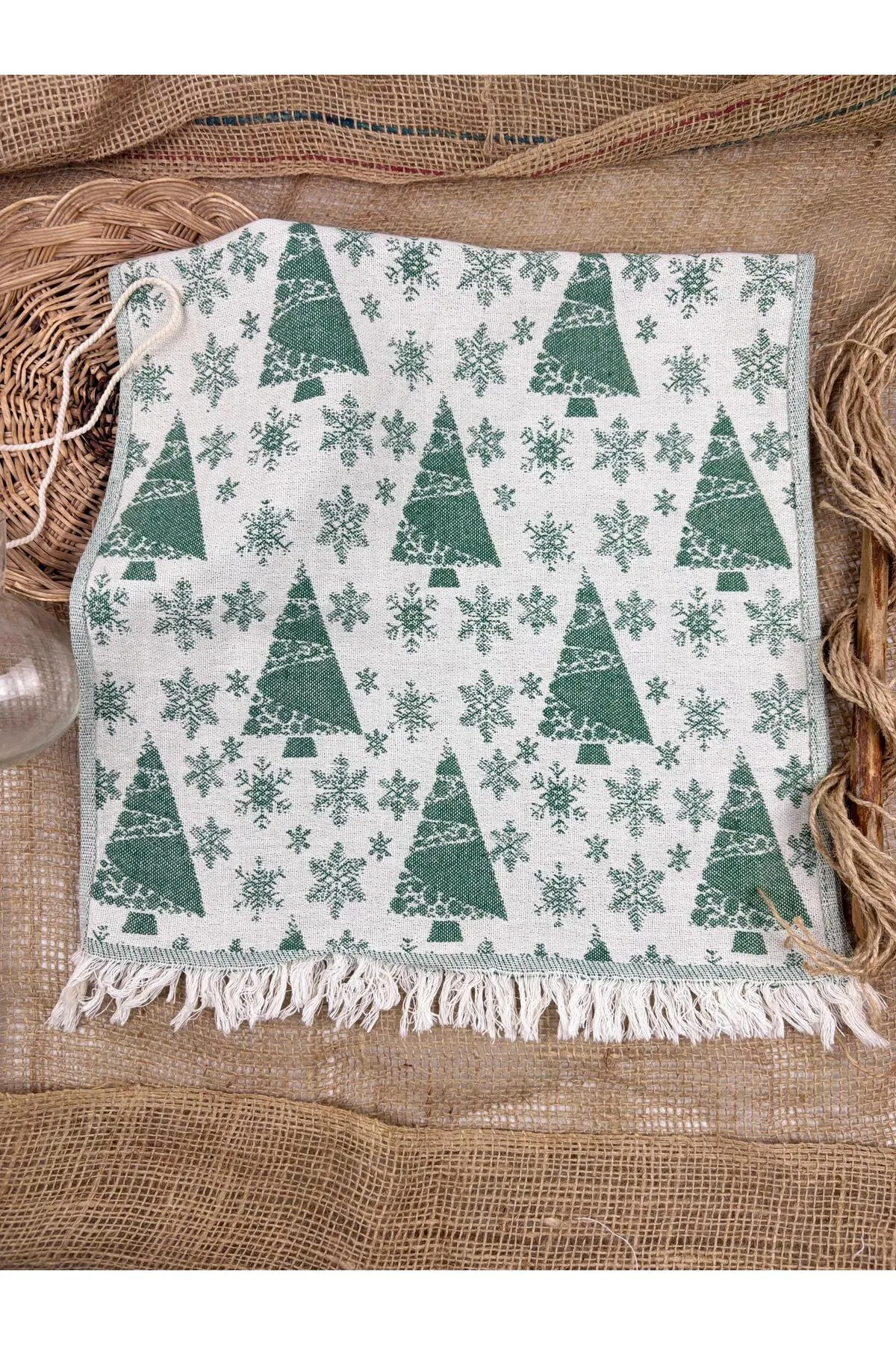 Buldan Concept Tea towel xmass peşkir - Yeşil 45*80 görsel 2