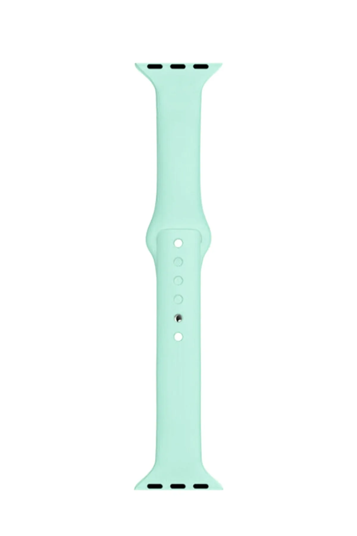 MarkaCase Apple Watch Seri 4 5 6 Için 44 Mm Slim Silikon Kordon Su Yeşili