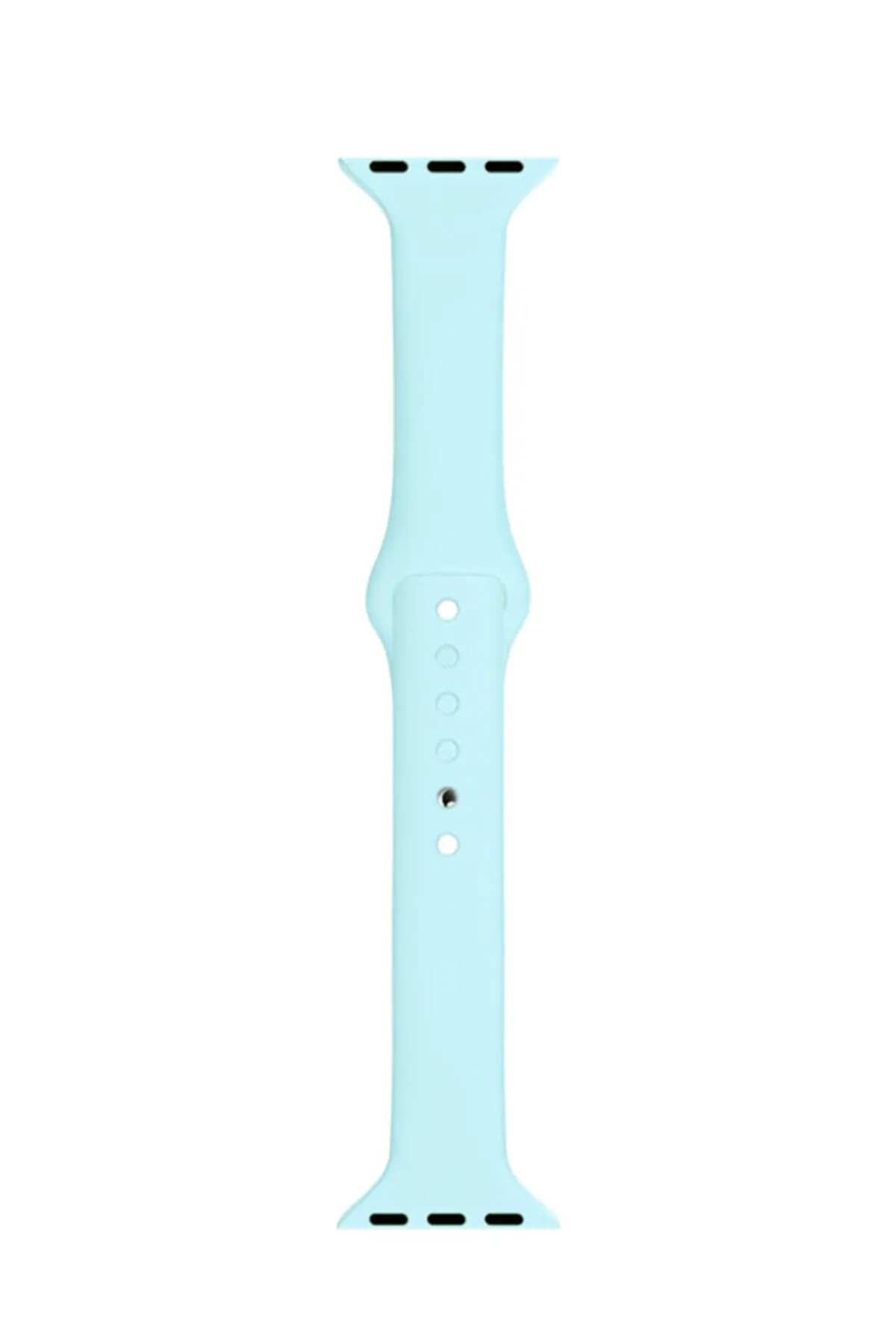 MarkaCase Apple Watch Seri 4 5 6 Için 44 Mm Slim Silikon Kordon Sky Blue