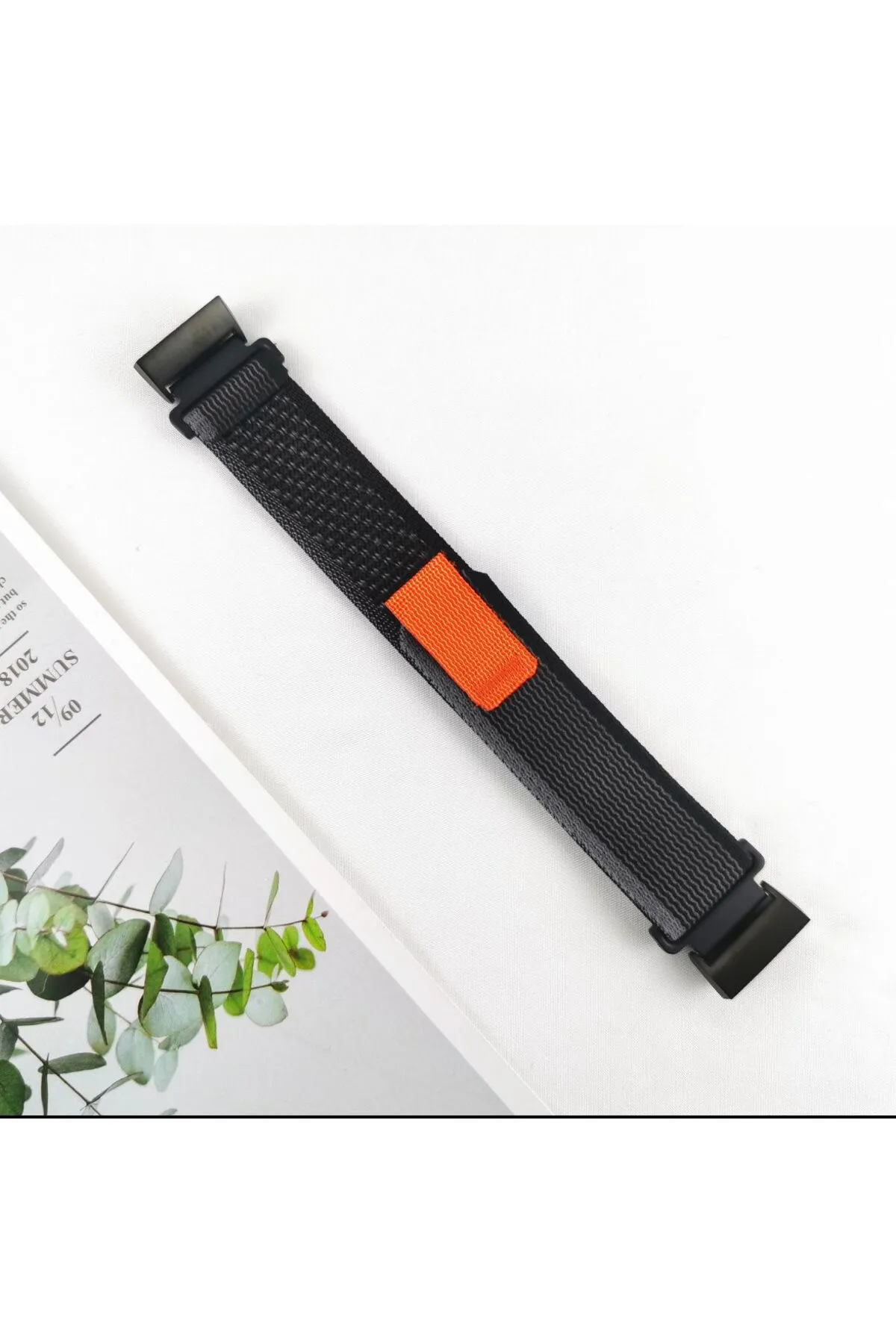 MarkaCase Fitbit Charge 3 Için Trail Kordon - Siyah/Gri