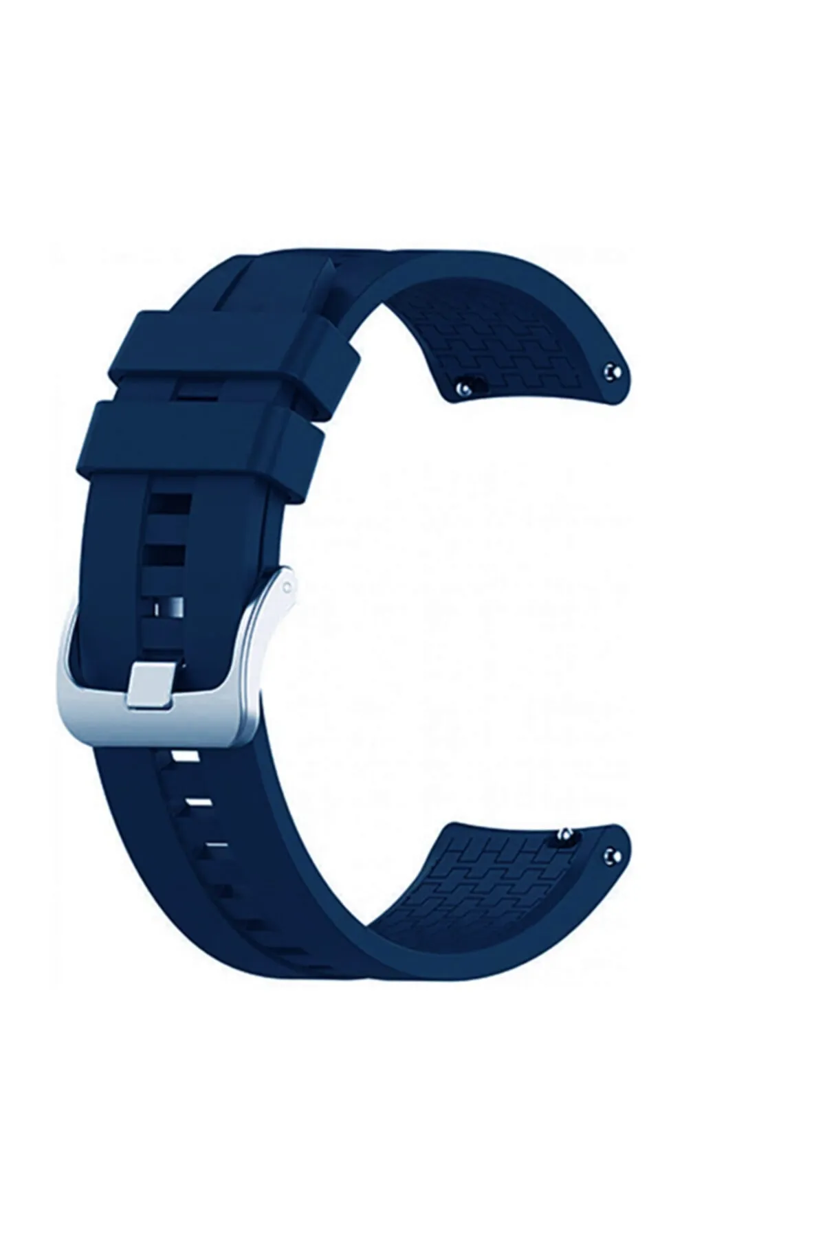 MarkaCase Fossil Watch Gen 6 Için Uyumlu Silikon Kordon Kayış Lacivert
