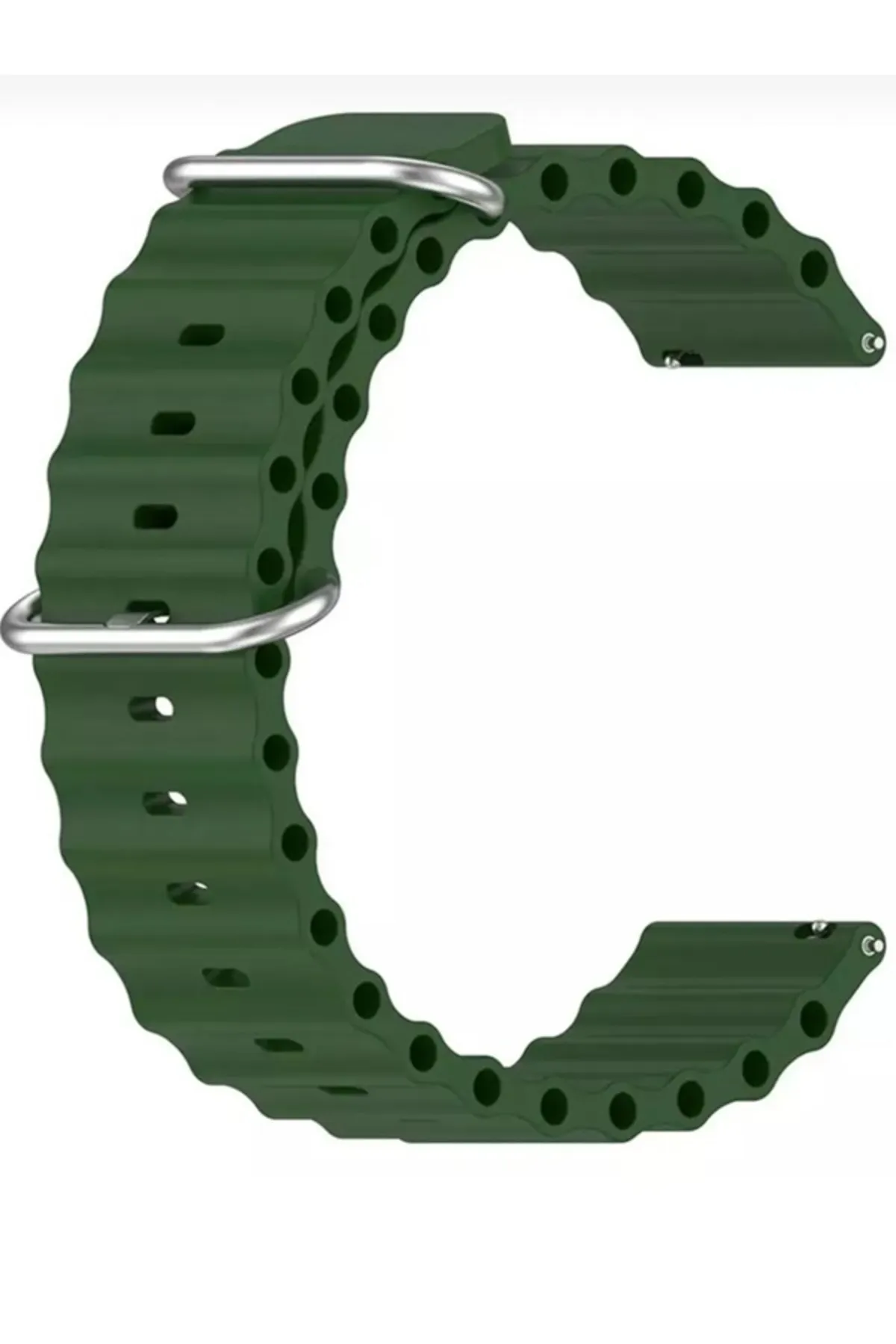 MarkaCase Oppo Realme Watch S Pro Için Ocean Loop Silikon Kordon (22MM)