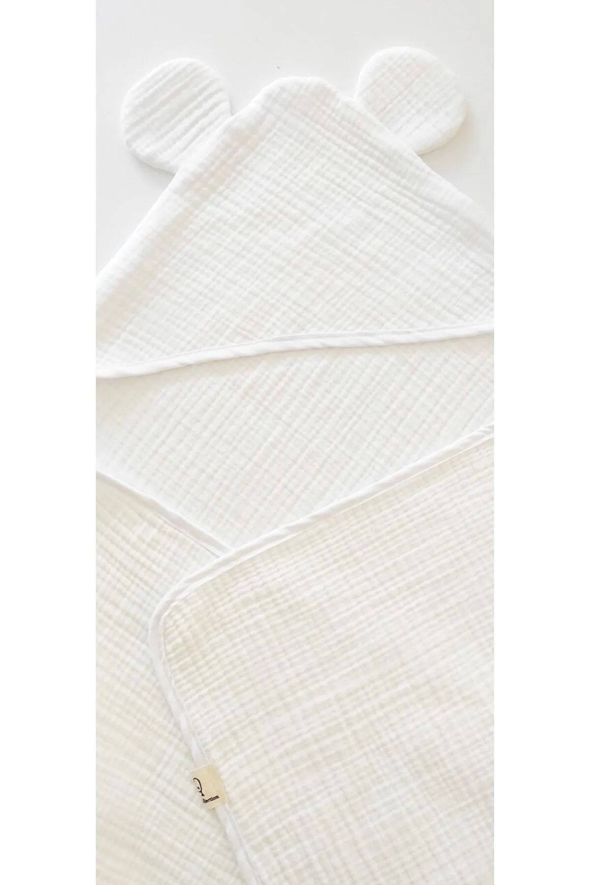 O&G Collection %100 Pamuklu , Organik 4 Katlı Multi Müslin Bebek / Çocuk , Bornoz / Havlu Banyo / Havuz / Deniz görsel 2