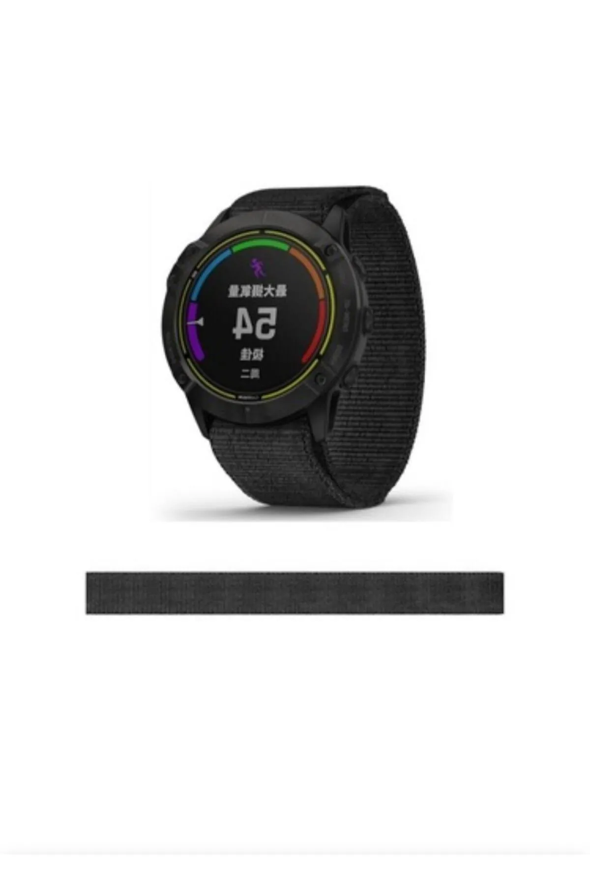 MarkaCase Garmin Fenix 6x-6x Pro-Plus Kumaş Kordon (26MM) görsel 3