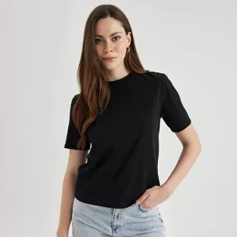 GButik's Bisiklet Yaka Kısa Kollu Tişört