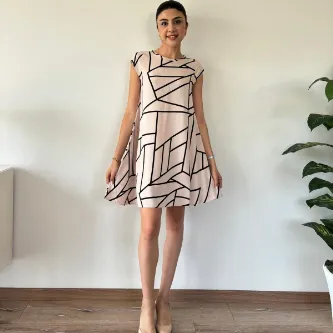 GButik's Armut Kol Keten Viskon Elbise