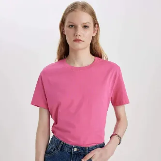 GButik's Bisiklet Yaka Kısa Kollu Tişört