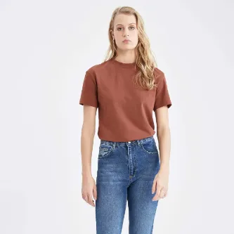 GButik's Bisiklet Yaka Kısa Kollu Tişört