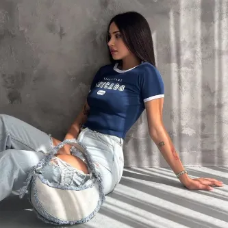 Chicago Baskılı Crop