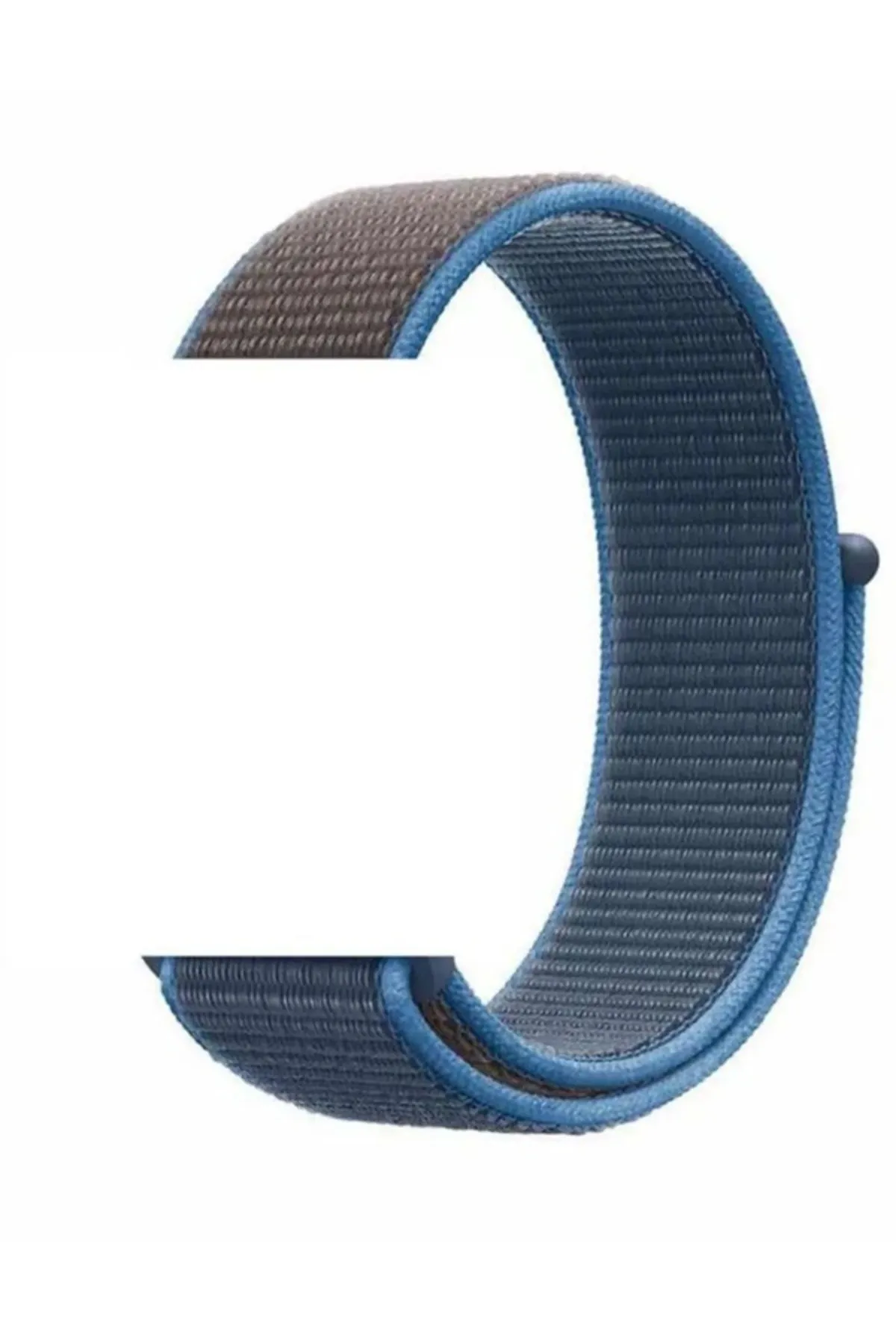 MarkaCase Fitbit Charge 5 İçin Dokuma Kordon - Mavi/Gri