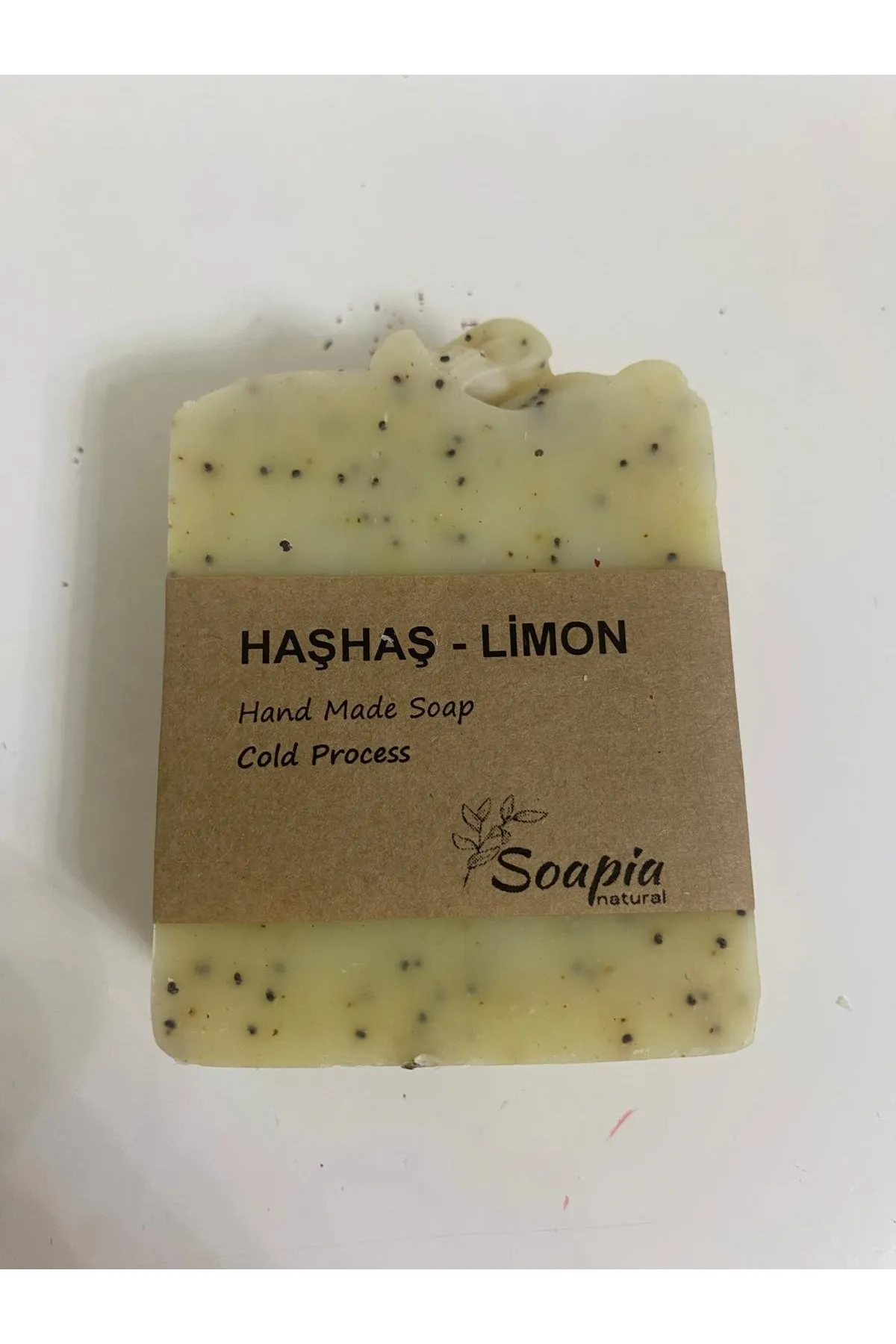 Soapianatural  HAŞHAŞ VE LİMON ÖZLÜ DOĞAL SABUN