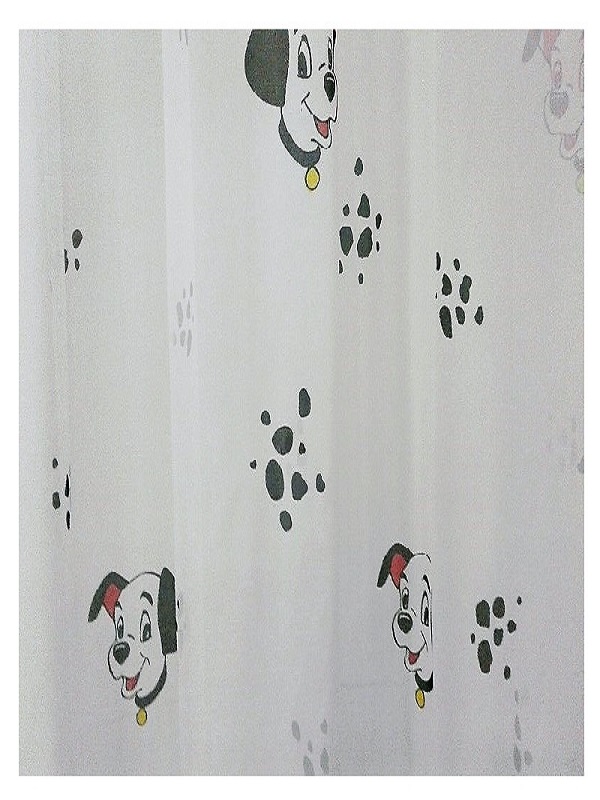 Brillant Tül Perde-Sevimli Köpekler-Çocuk Odaları İçin-EN: 185 cm: Boy: 203 cm-1/2 Pile görsel 7
