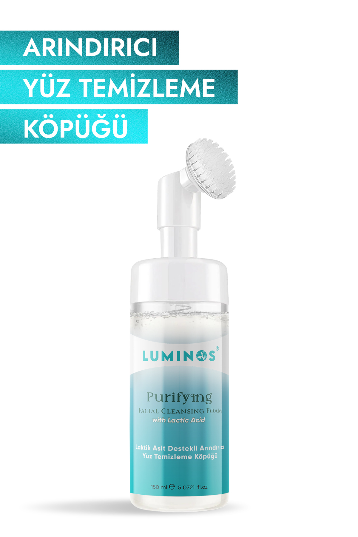 Luminos Fırça Başlıklı Yüz Temizleyici Arındırıcı Köpük - 150 ml