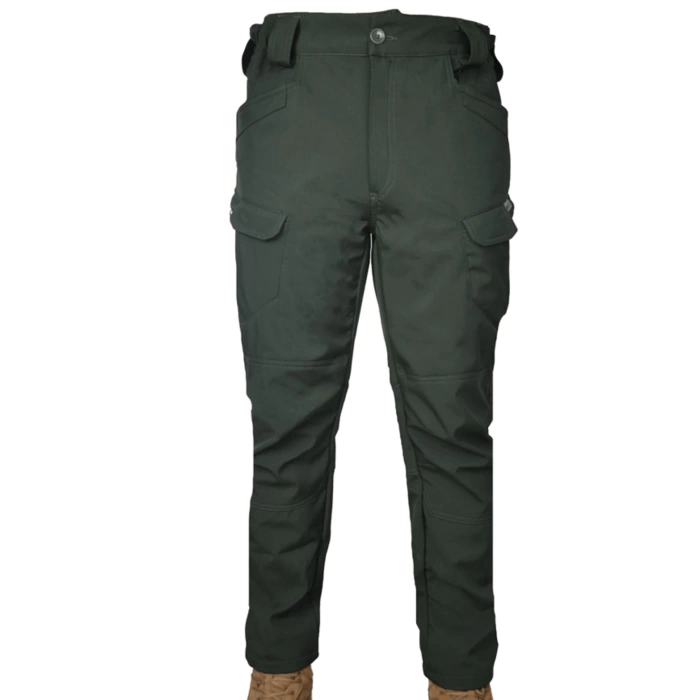 haki renkli 6 cepli airsoft outdoor taktik softshell pantolon