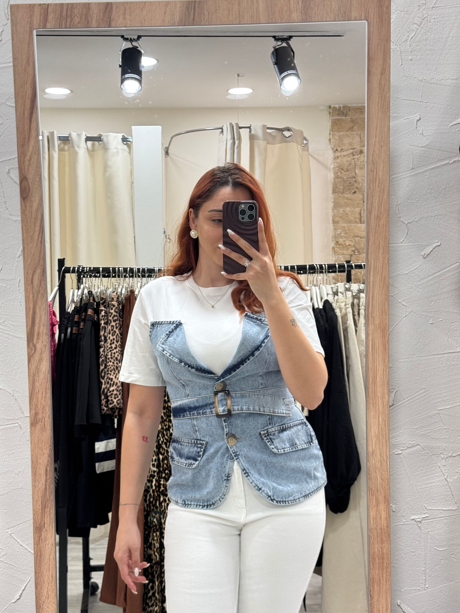 DİA DİSENO Kot Detaylı T-shirt