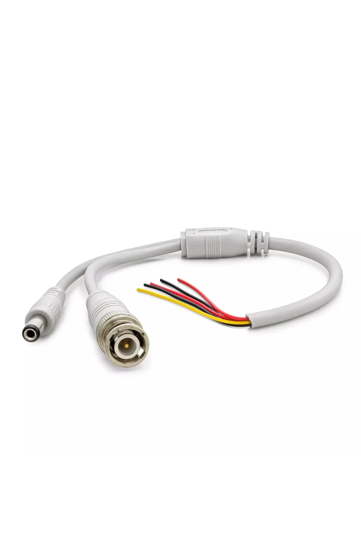 Power Kablo DC + BNC 30 CM 10 Adet
