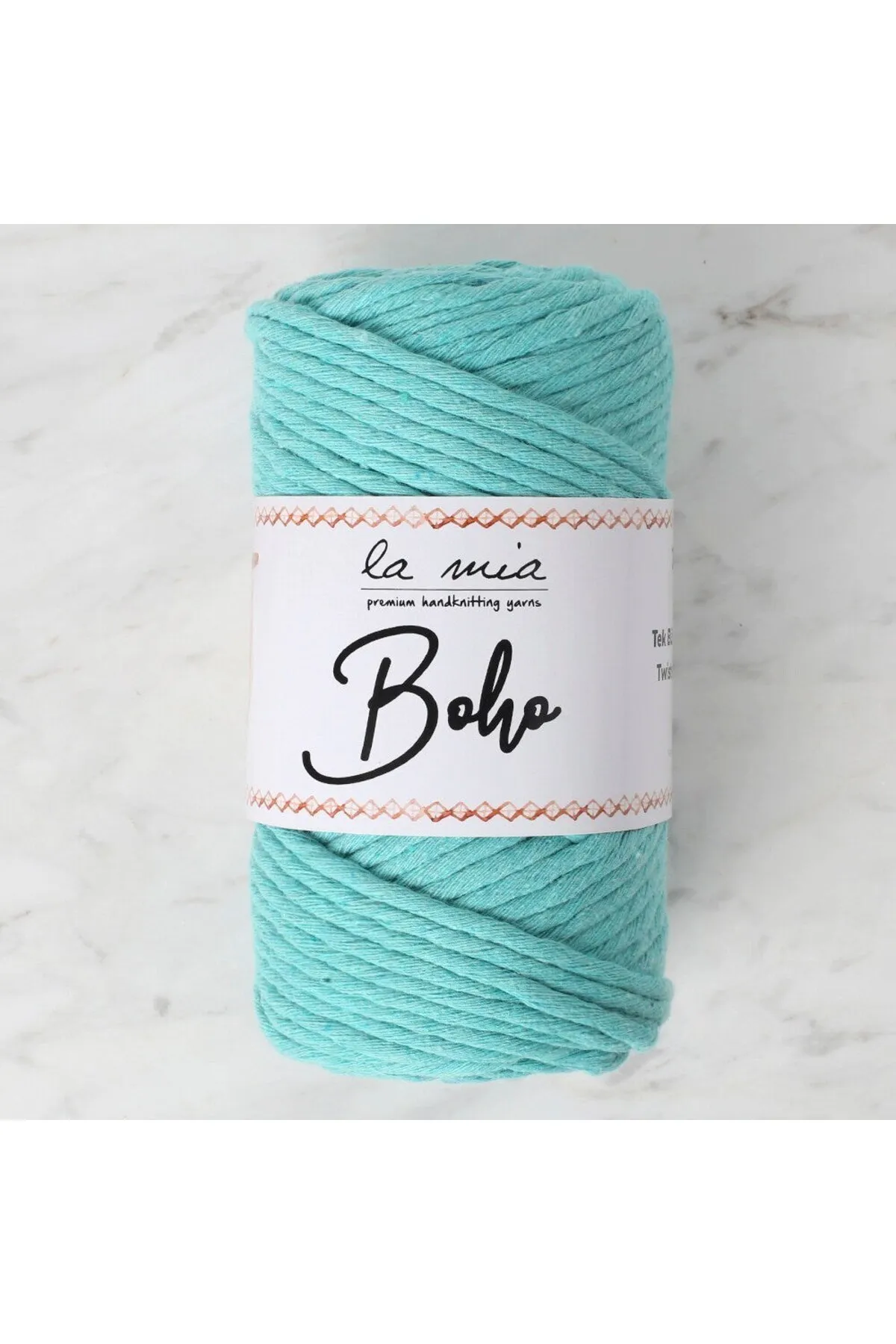 La Mia Boho Açık Yeşil Büküm Makrome İpi - L157 - 34208