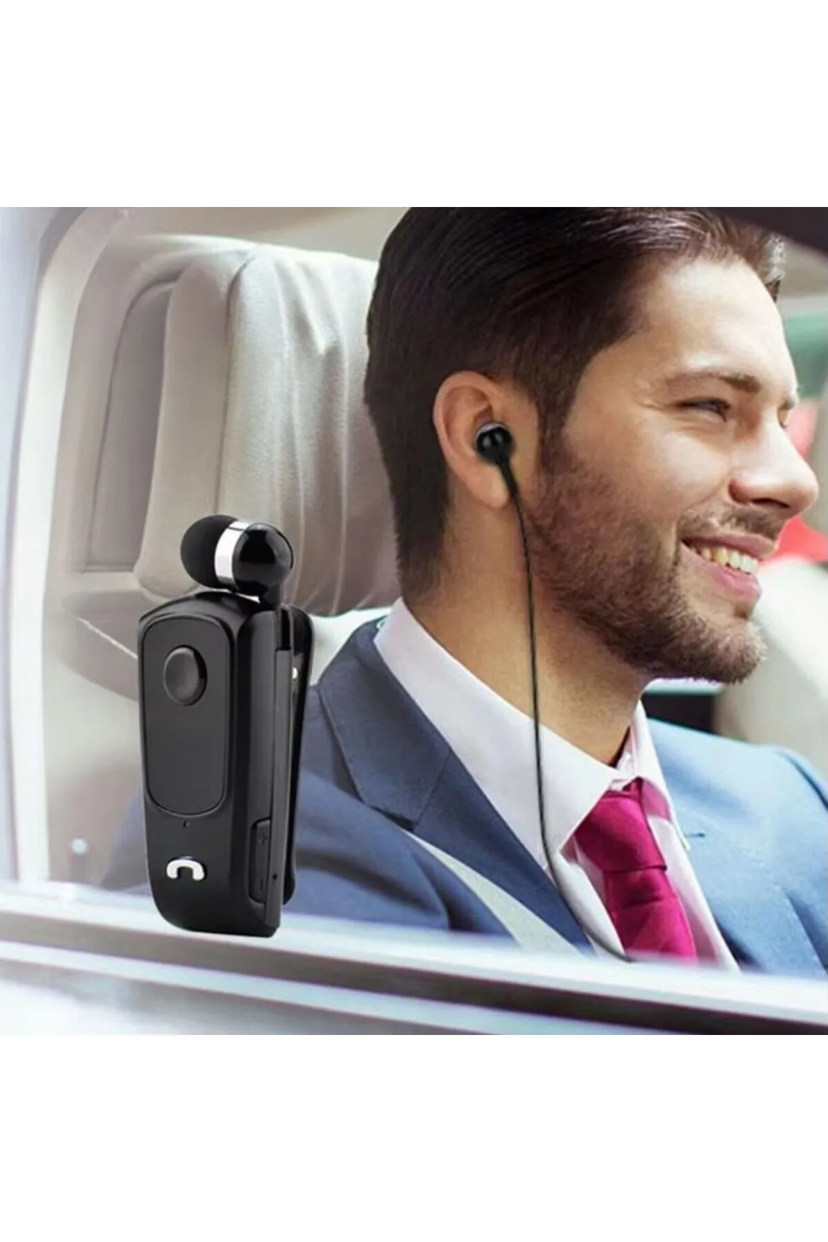 ® Telefon Bağlantılı Makaralı Kulaklıklı Bluetooth Kulaklık