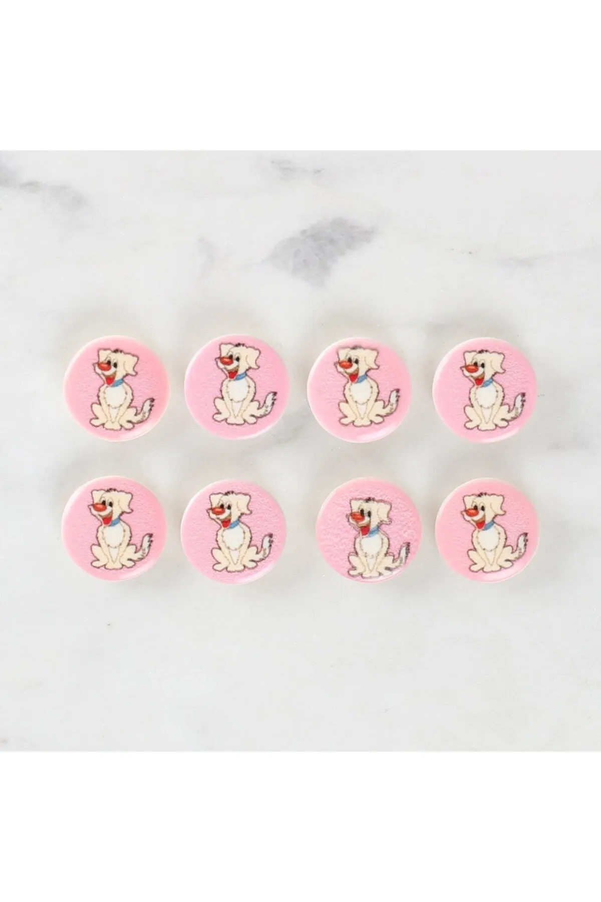 Loren Crafts 8'li Köpek Düğme - 1032