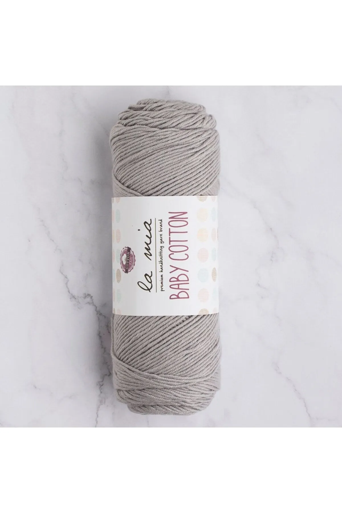 La Mia Baby Cotton Gri El Örgü İpi - L031 - 33631
