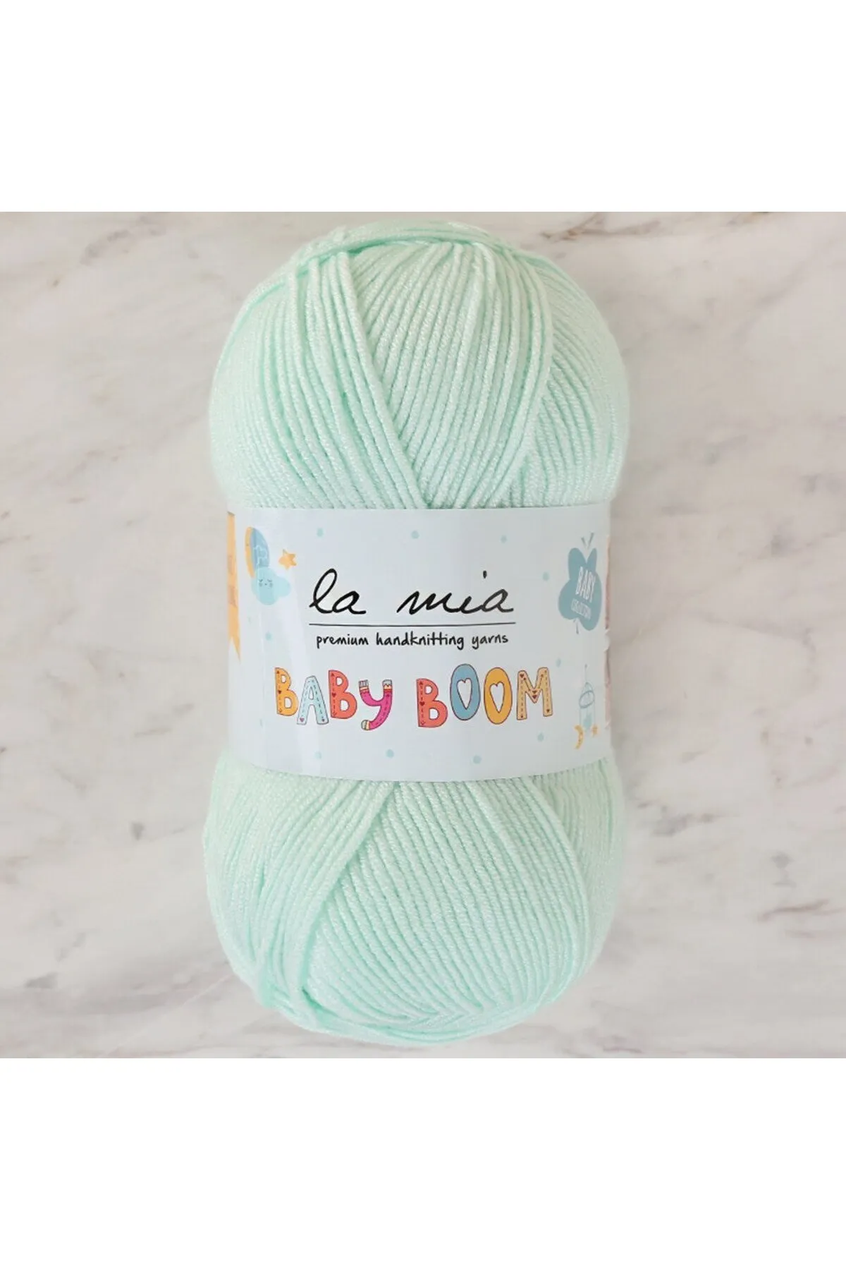 La Mia Baby Boom Bebe Yeşili El Örgü İpi - 1443 - 34131