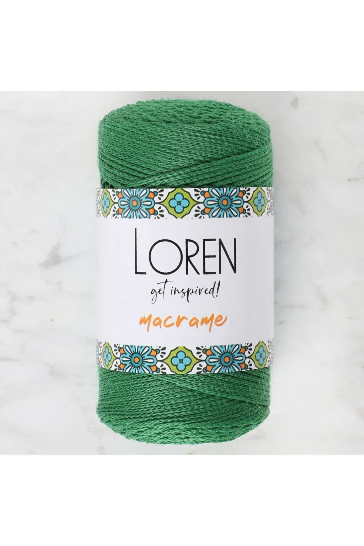 Loren Macrame Yeşil El Örgü İpi - RM 0172 - 34348