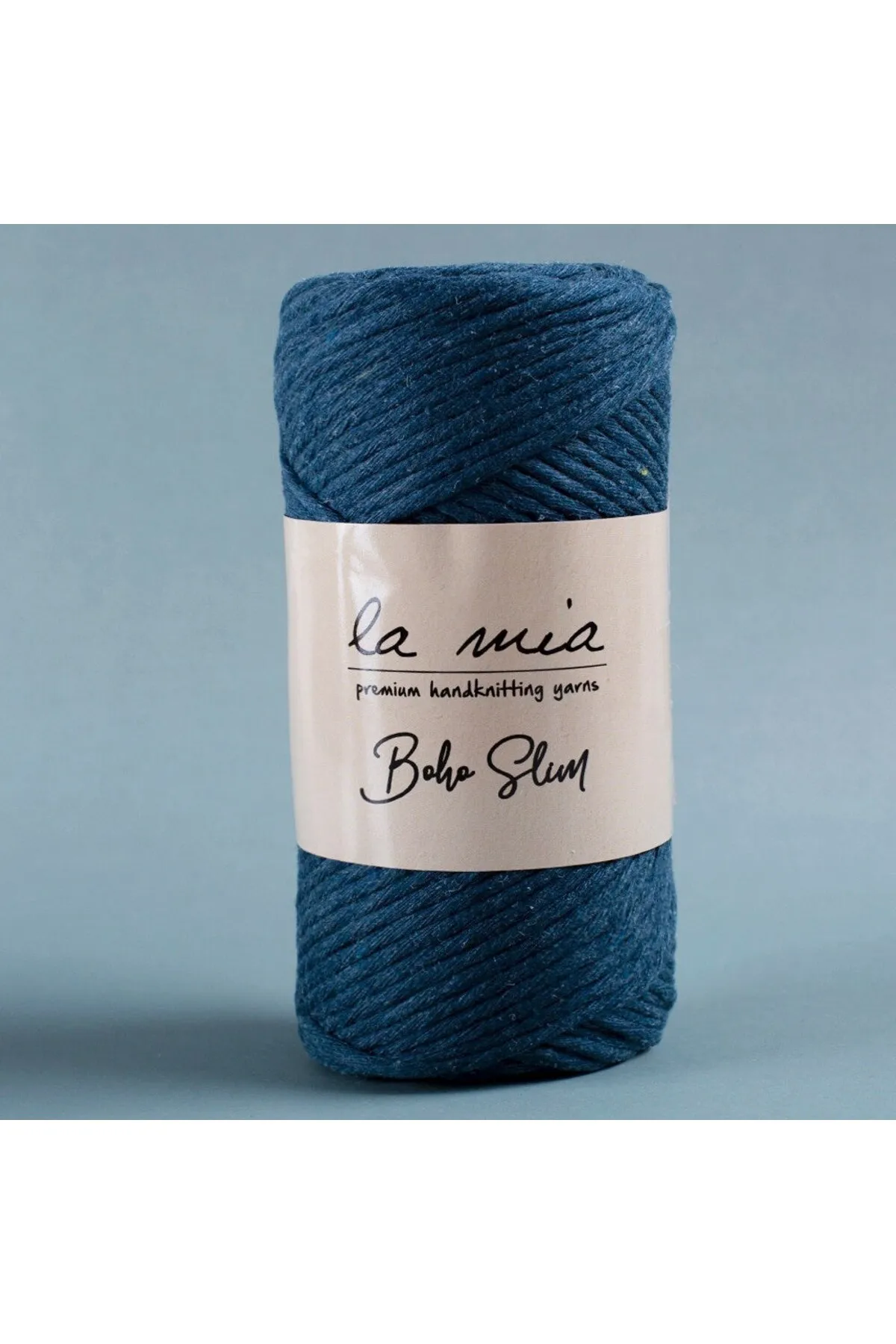 La Mia Boho Slim Havacı Mavi El Örgü İpi -L110 - 34199