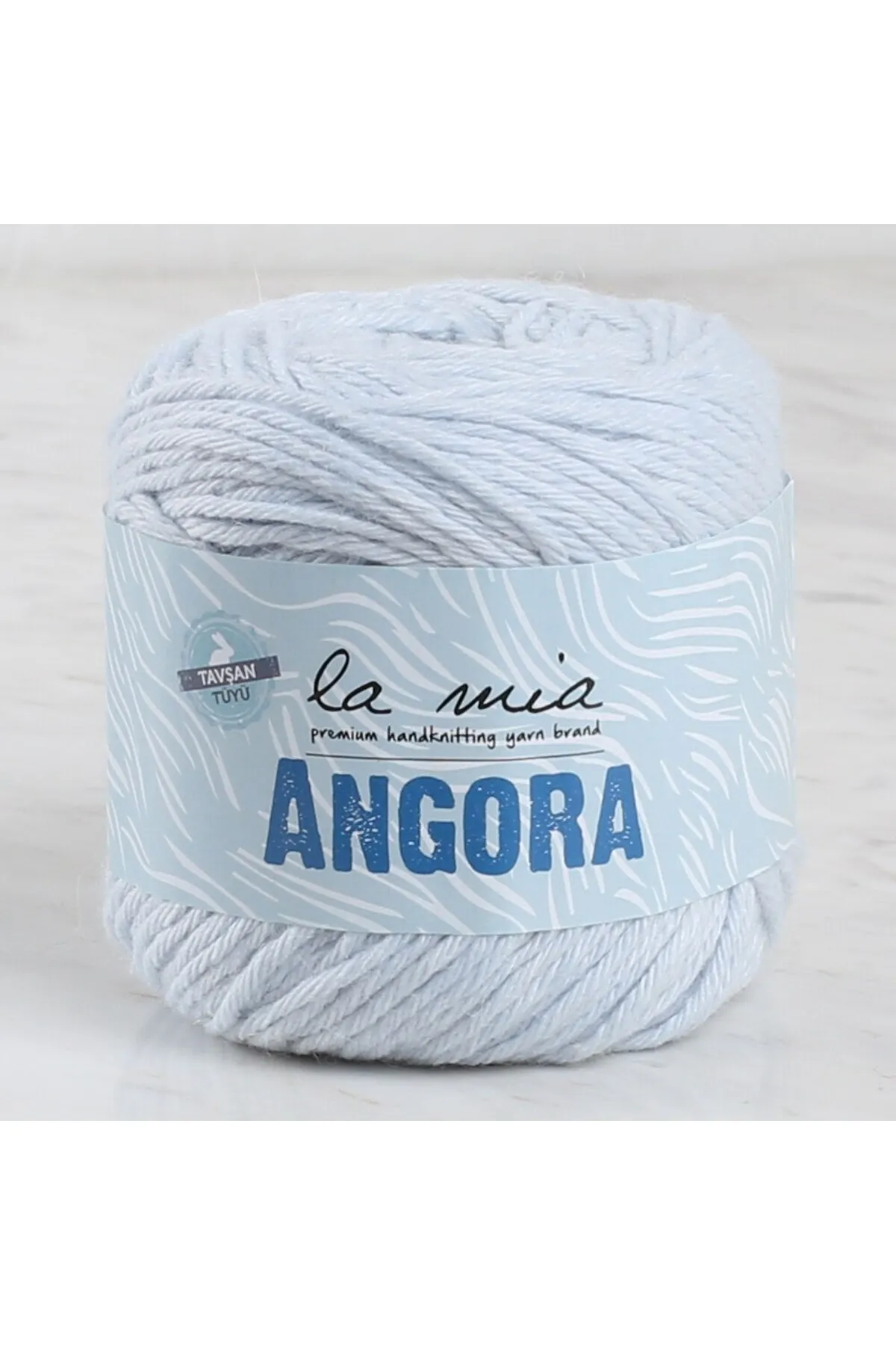 La Mia Angora Buz Mavi El Örgü İpi - L128 - 34214
