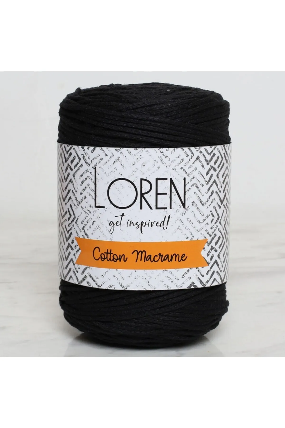 Loren Cotton Macrame Siyah - R004 - 34359