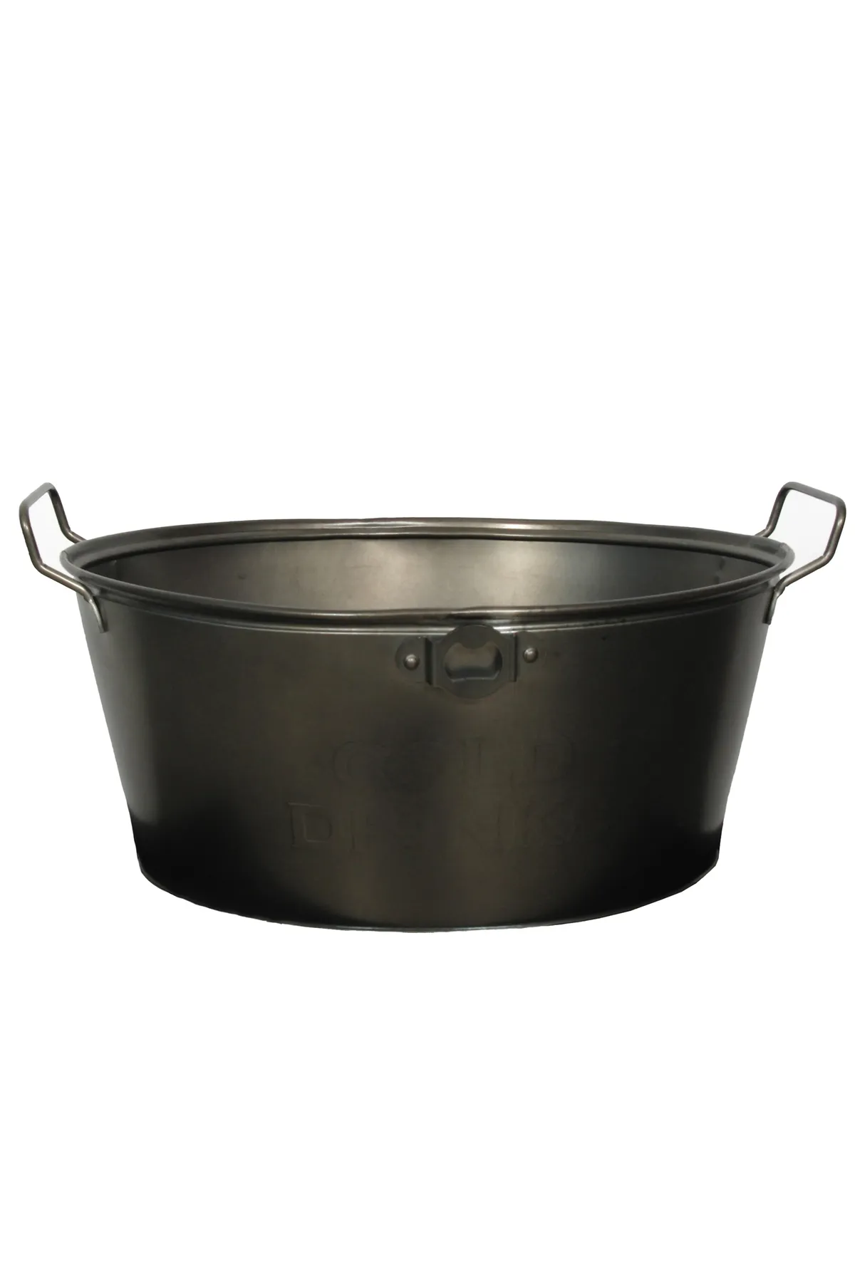 TRENDESK Oval Açaçaklı metal buz kovası ,şişe şampanya soğutucu buz kovası 15lt