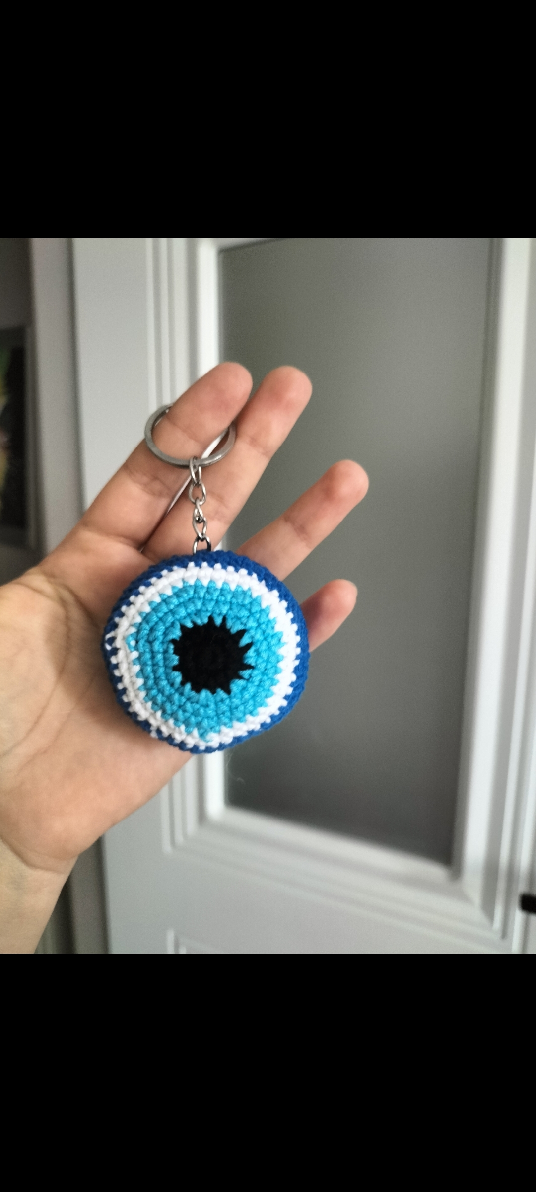 Amigurumi nazar boncuğu anahtarlık aksesuar hediyelik