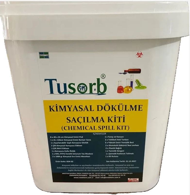 PAZAR10/ Kimyasal Dökülme Saçılma Kiti