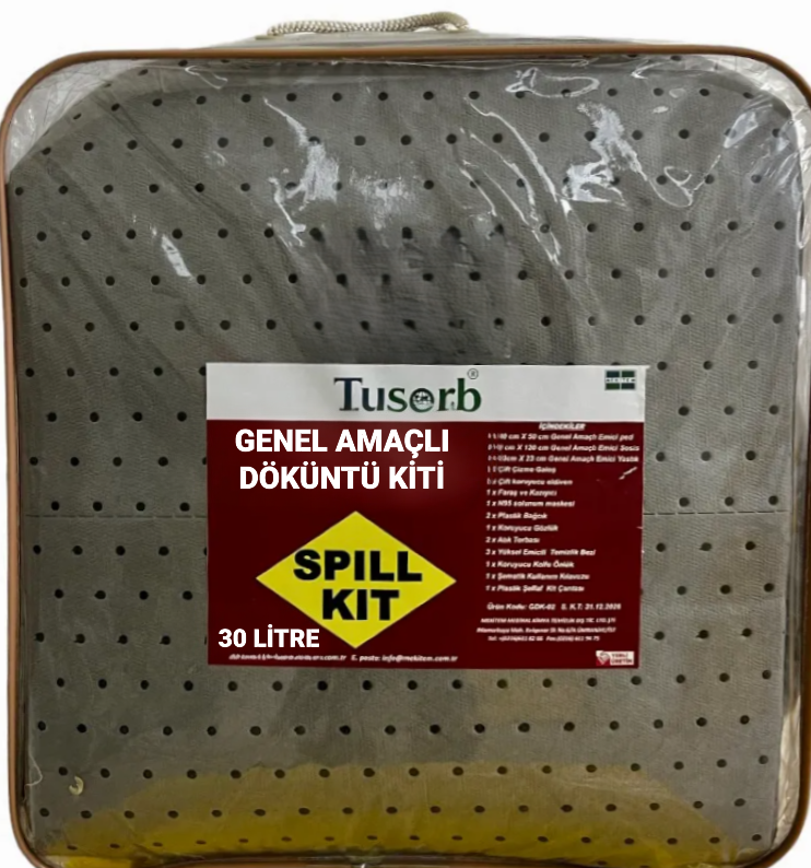 PAZAR10/ Genel Amaçlı Döküntü Kiti 30 Litre görsel 5
