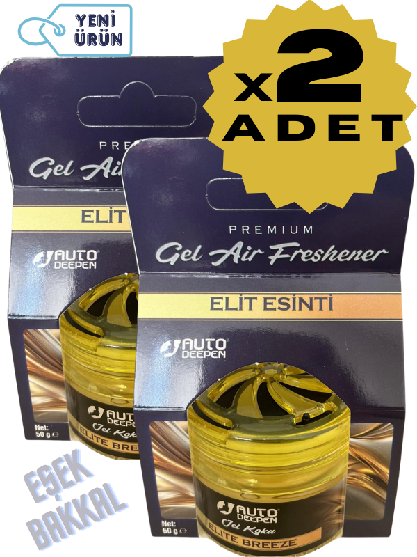 2Lİ ELİT ESİNTİ Premium Oto Jel Koku Araba Parfümsü Jel Koku