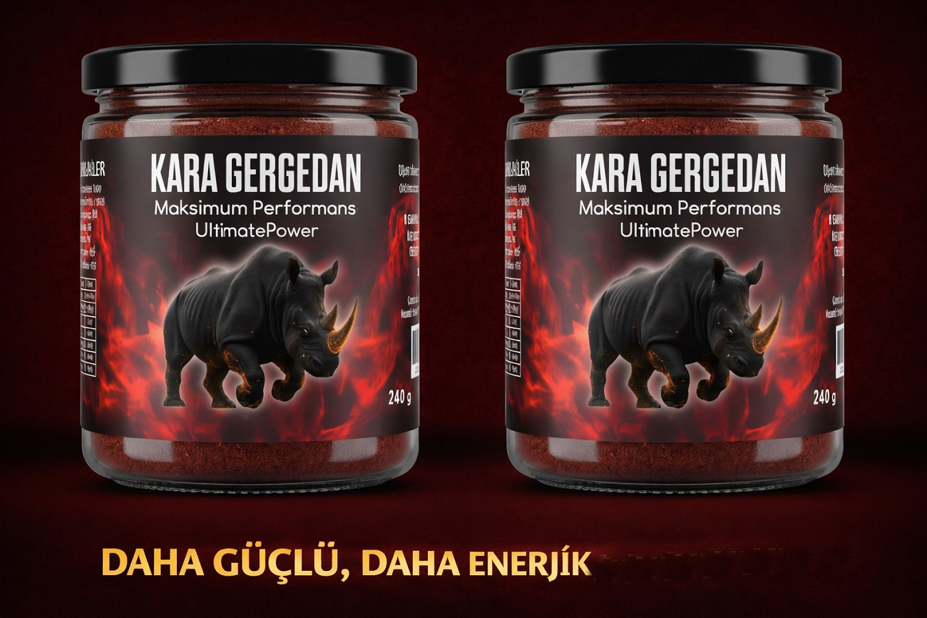 KARA GERGEDAN Performans Macun 2 x 240 gr + Efsane Güç
