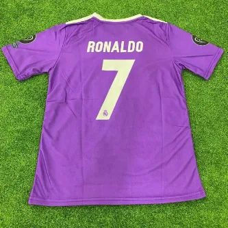 SPORMAN Efsane R.o.n.a.l.d.o Nostalji 2017 Cardiff Kısa Kol Mor Forması(MOR) 3435