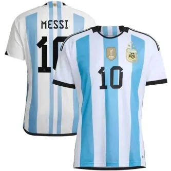 SPORMAN Arjantin 2024 Yeni Sezon Lionel Messi Iç Saha Forması(MAVİ-BEYAZ)