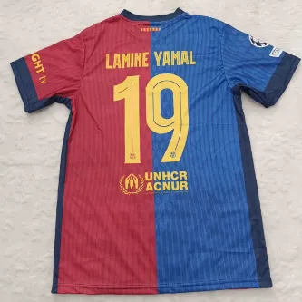 SPORMAN 2024/25 Yeni Sezon Lamine Yamal Iç Saha Forması (LACİVERT-MAVİ)
