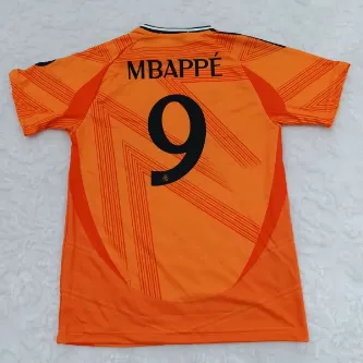 Pele Sport Mbappe R.e.a.l M.a.d.r.i.d 9 Numara Yetişkin Forması Yeni Sezon(ORANGE) 2640