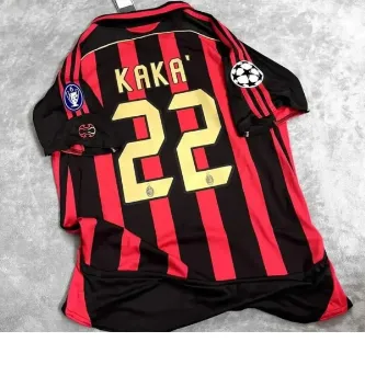 Pele Sport 2005 Milan K.a.k.a Lite Retro Yakalı Yetişkin Forması